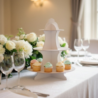 Cupcake Leivosteline Valkoinen