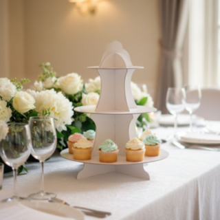 Cupcake Leivosteline Valkoinen