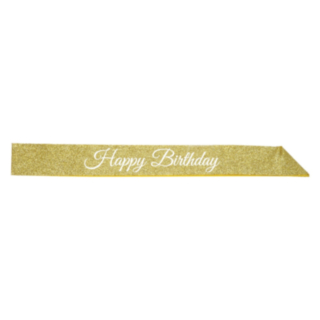 Happy Birthday Glitter Olkanauha