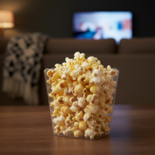 Popcornkulho Läpinäkyvä
