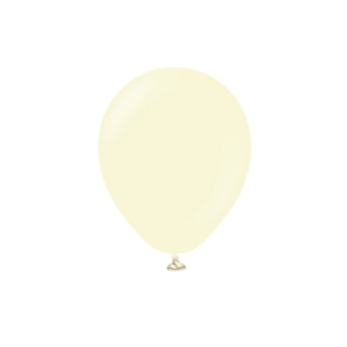 Premium Lateksipallot Pale Yellow 13 cm