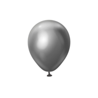 Premium Mini Lateksi-ilmapallot Kromi Space Grey