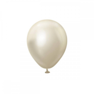 Premium Mini Lateksi-ilmapallot Kromi White Gold