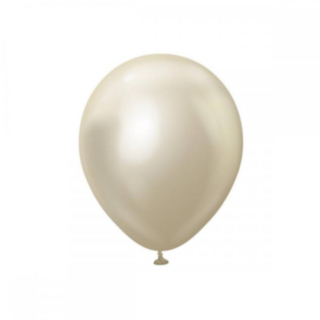 Premium Lateksi-ilmapallot Kromi White Gold
