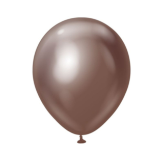 Premium Keskisuuret Lateksipallot Chrome Chocolate