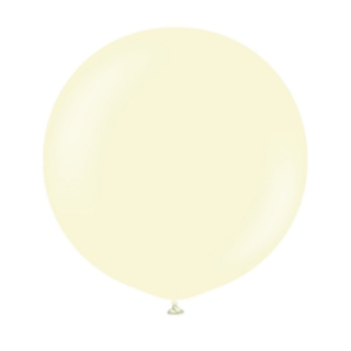 Premium Lateksipallot Pale Yellow 60 cm