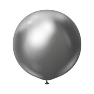 Premium Suuret Lateksi-ilmapallot Kromi Space Grey