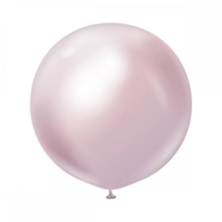 Premium Suuret Lateksi-ilmapallot Kromi Pink Gold