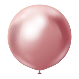 Premium Jättikokoiset Lateksi-ilmapallot Kromi Pinkki