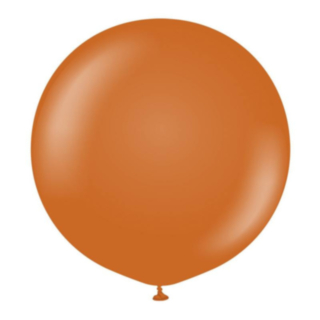Premium Jättikokoiset Lateksi-ilmapallot Rust Orange