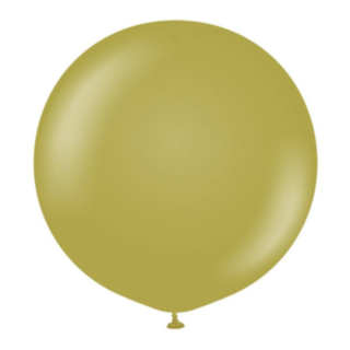 Premium Jättikokoiset Lateksi-ilmapallot Olive