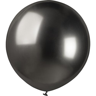 Pyöreät Kromi Ilmapallot Space Grey