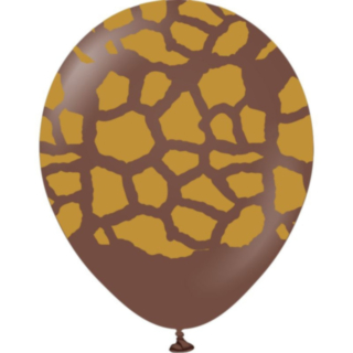 Premium Lateksi-ilmapallot Safari Chocolate Gold