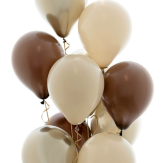 Premium Ilmapallokimppu Beige/Ruskea