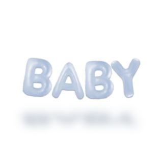 Baby Ilmapallonauha Pastellinsininen