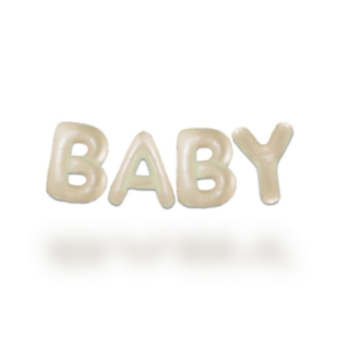 Baby Ilmapallonauha Creme