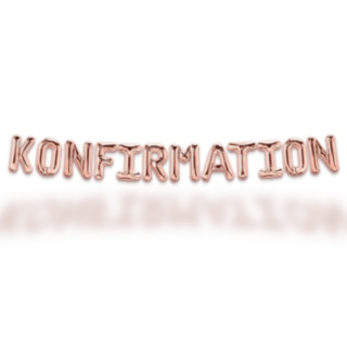 Konfirmation Ilmapallonauha Ruusukulta