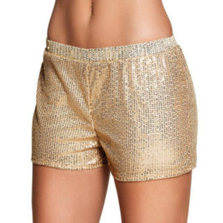 Paljetti Hot Pantsit Kulta