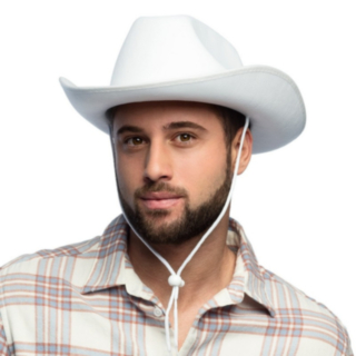 Rodeo Cowboy Hattu Valkoinen