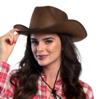 Rodeo Cowboy Hattu Ruskea