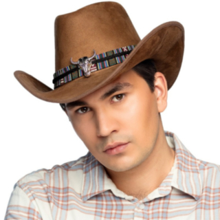 Django Cowboy Hattu Ruskea