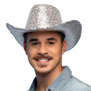 Kimaltava Cowboyhattu Hopea