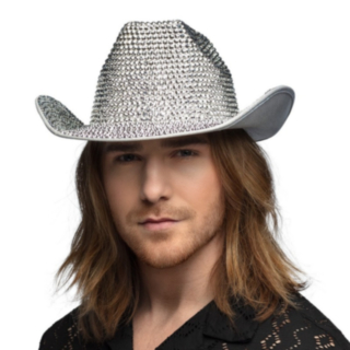 Cowboyhattu Kimalle Hopea