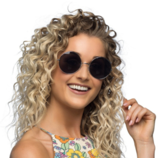 Hippie XL Juhlalasit Musta