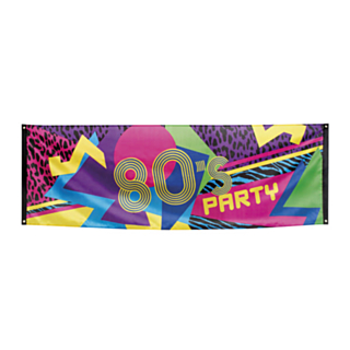 80's Party Banneri