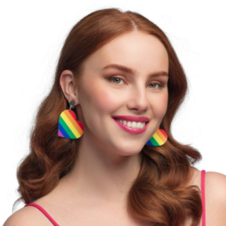 Pride Sydän Korvakorut Sateenkaari