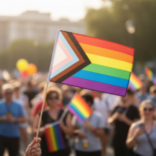 Progressive Pride Lippu Kepissä