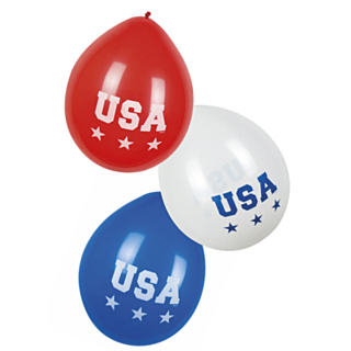 USA Ilmapallot Punainen/Sininen/Valkoinen