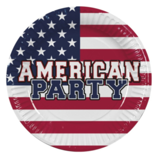 USA-paperilautaset