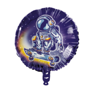 Astronautti Skeittaaja Pyöreä Foliopallo