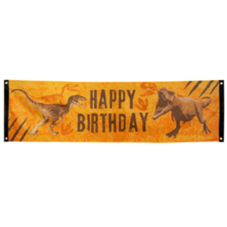 T-Rex Happy Birthday Banderolli