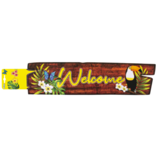 Tropical Party Welcome Pahvikyltti