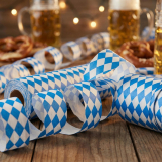 Oktoberfest Serpentiinit Sinivalkoinen
