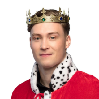 Kuninkaan Kruunu Metalli Kulta