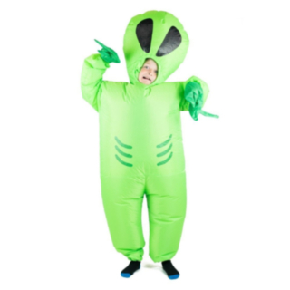 Puhallettava Alien Lastenasu