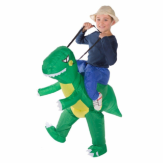 Puhallettava T-Rex Lasten Naamiaisasu