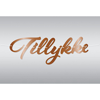 Kupari Tillykke Kirjainnauha
