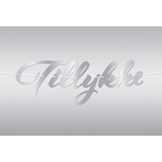 Hopea Tillykke Kirjainnauha
