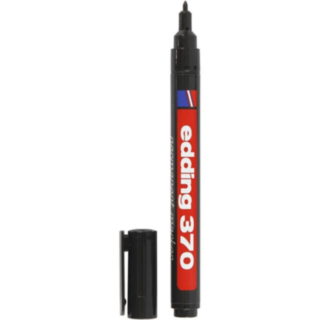 Edding 370 Tussi 1 mm Musta