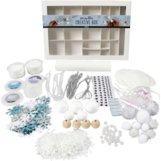 Talvinen Askartelulaatikko DIY