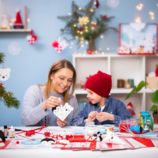 Perinteisen Jouluinen Askartelulaatikko DIY