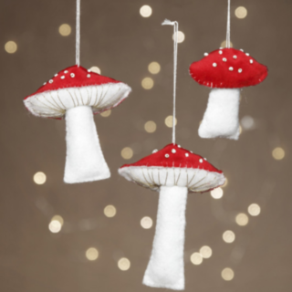 Sienijoulukuusenkoriste, DIY
