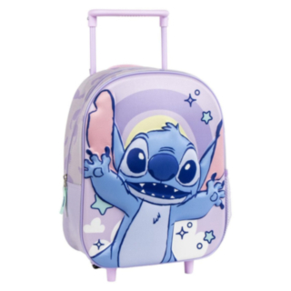 Stitch® 3D Reppu Pyörillä Liila