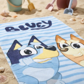 Bluey® & Bingo Raidallinen Pyyhe