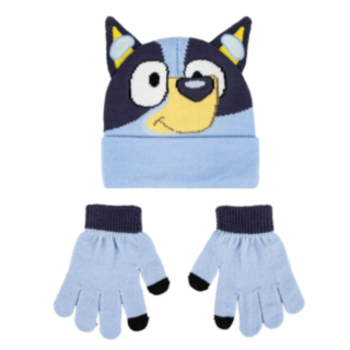 Bluey® Pipo & Hanskat Vaaleansininen