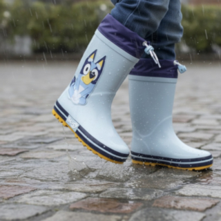 Bluey® Kumisaappaat Vaaleansininen